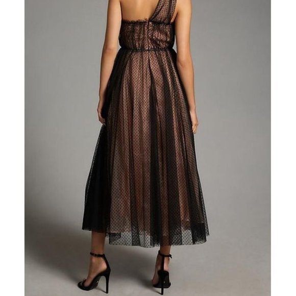 Brand New Gorgeous By Anthropologie Tulle Dot Maxi Dress - Picture 10 of 14